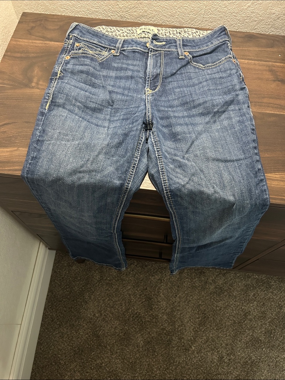 Ariat Women's Bootcut Blue Denim Jeans